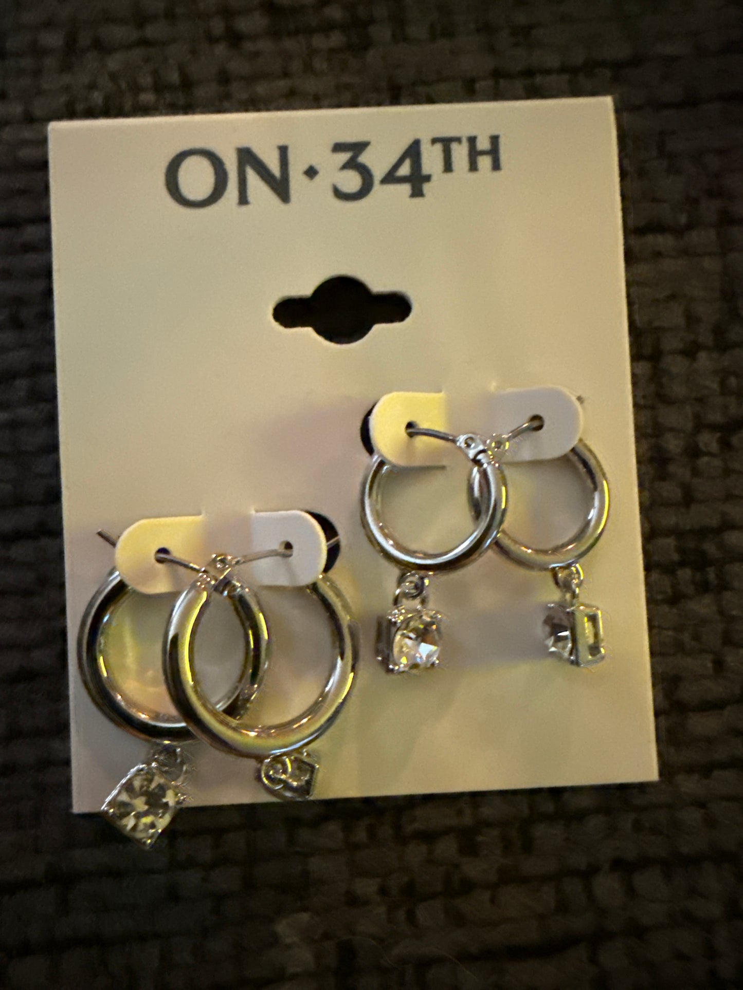 On 34th Dangle Earring Set