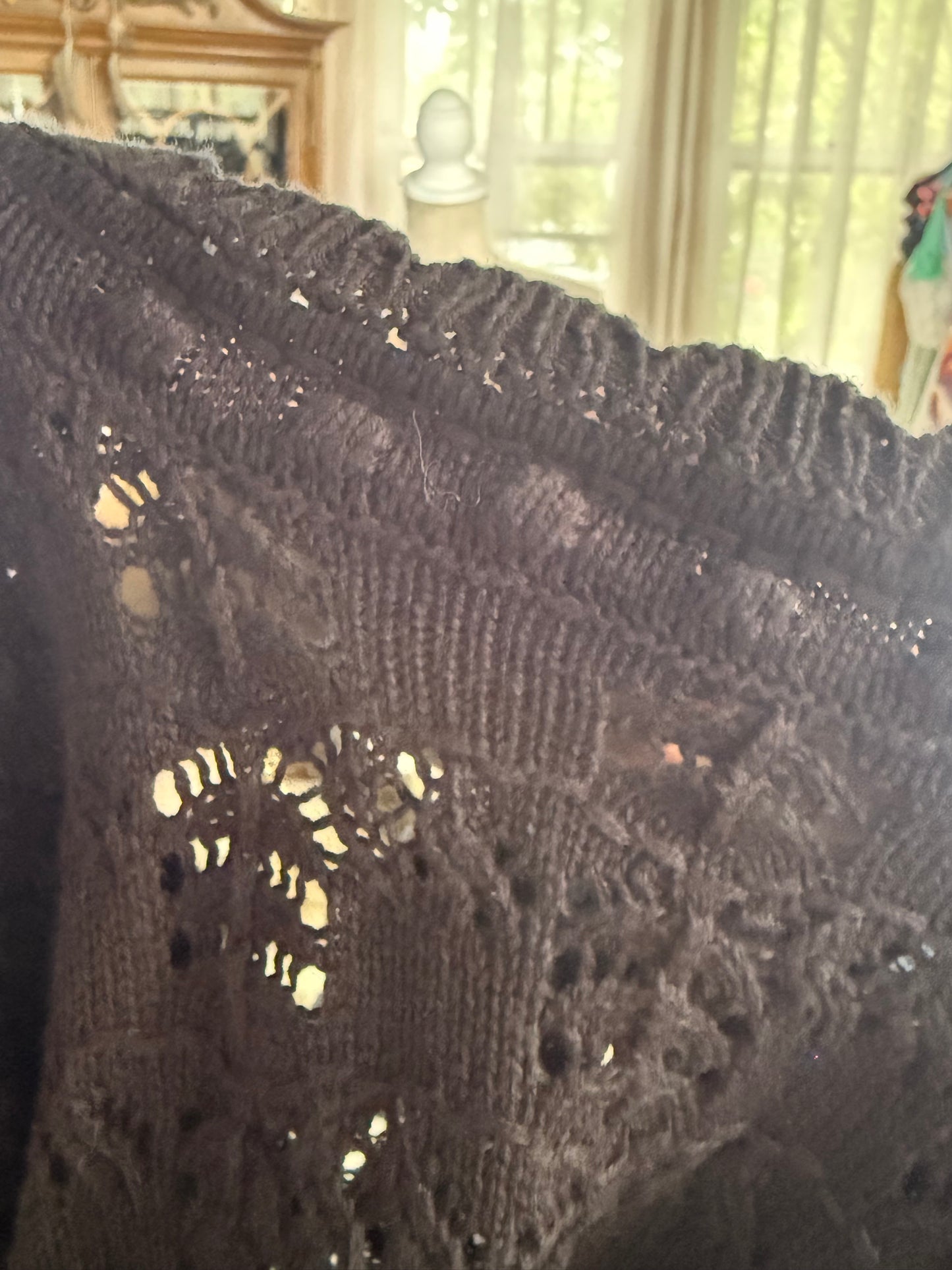 French Connection Crocheted Sweater