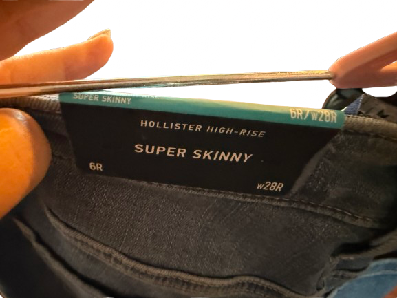 Hollister Destroyed Super Skinny Denim