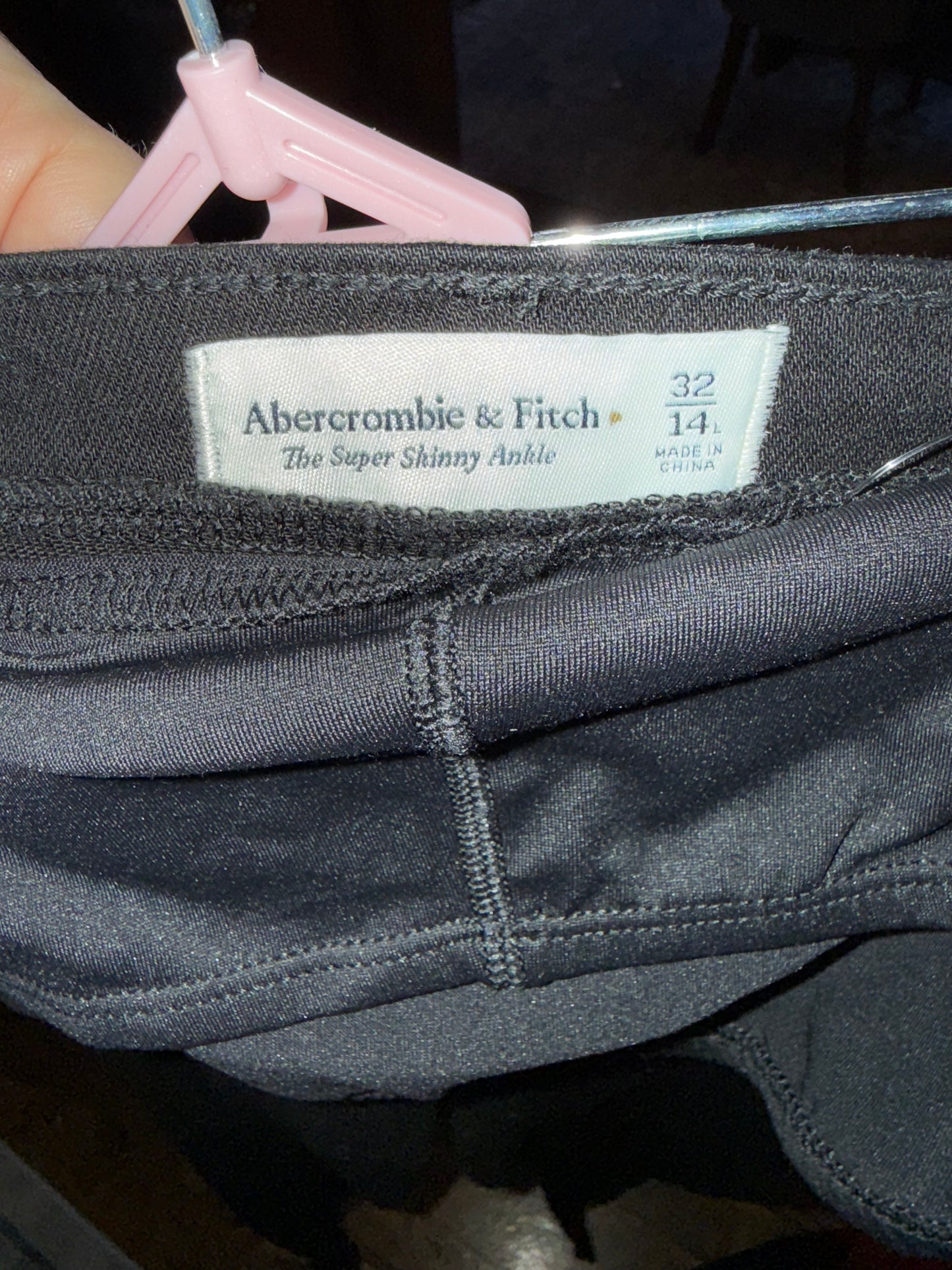 Abercrombie & Fitch Black Super Skinny Ankle