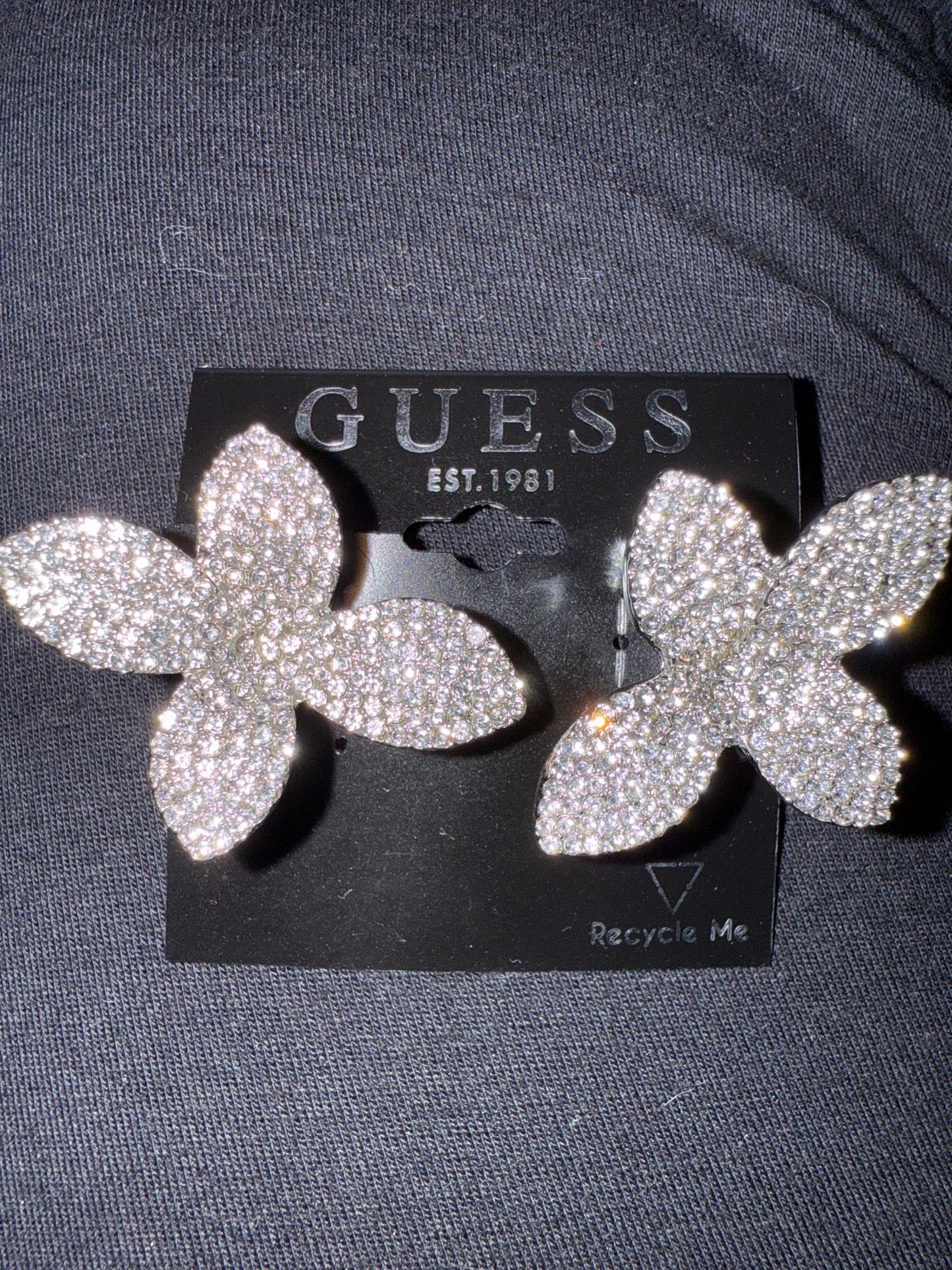 Guess Crystal Flower Earring