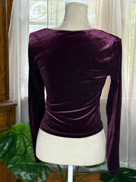 Astr the Label Velvet Top