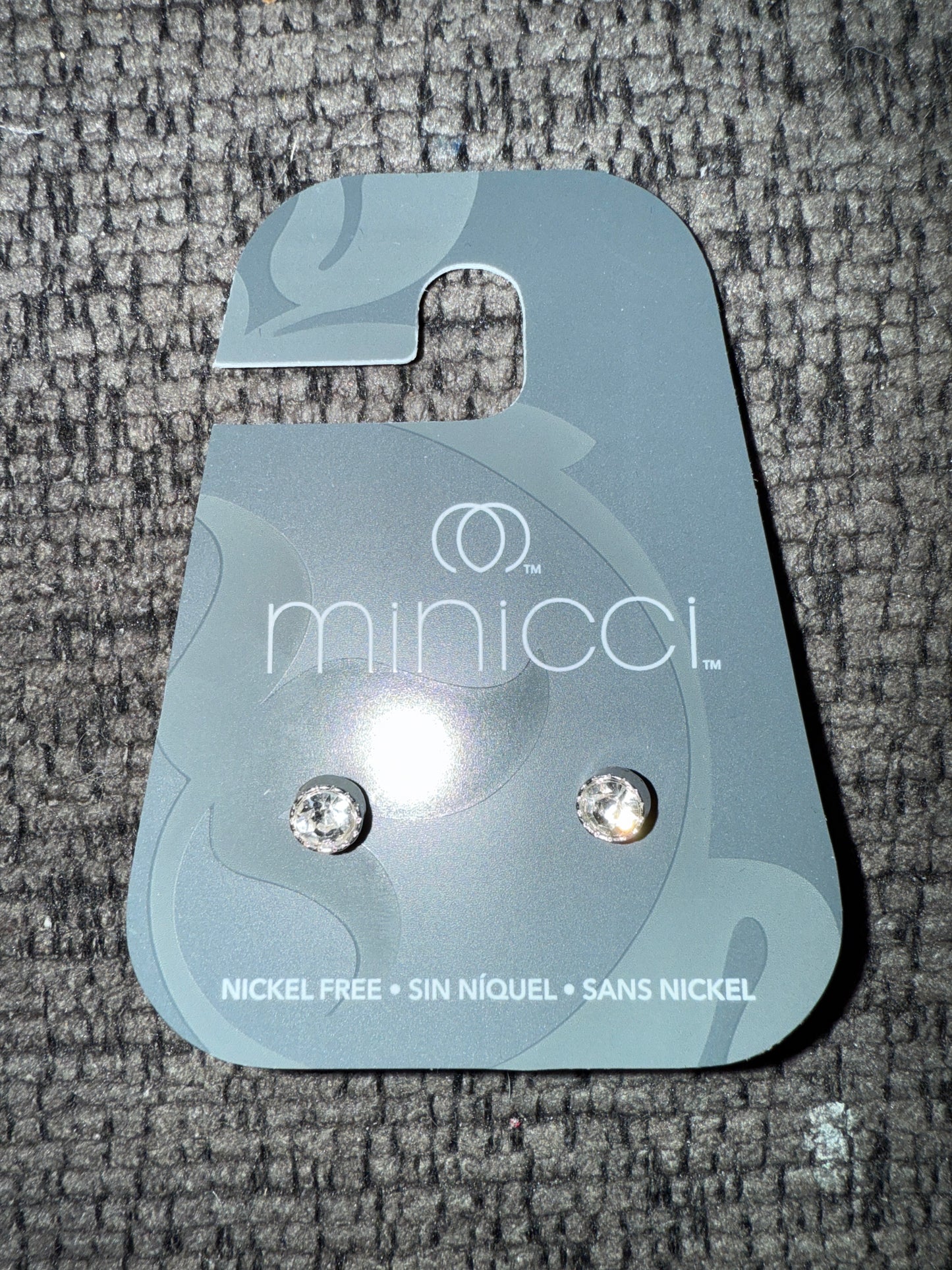 Minicci Nickel Free Bezel Stud