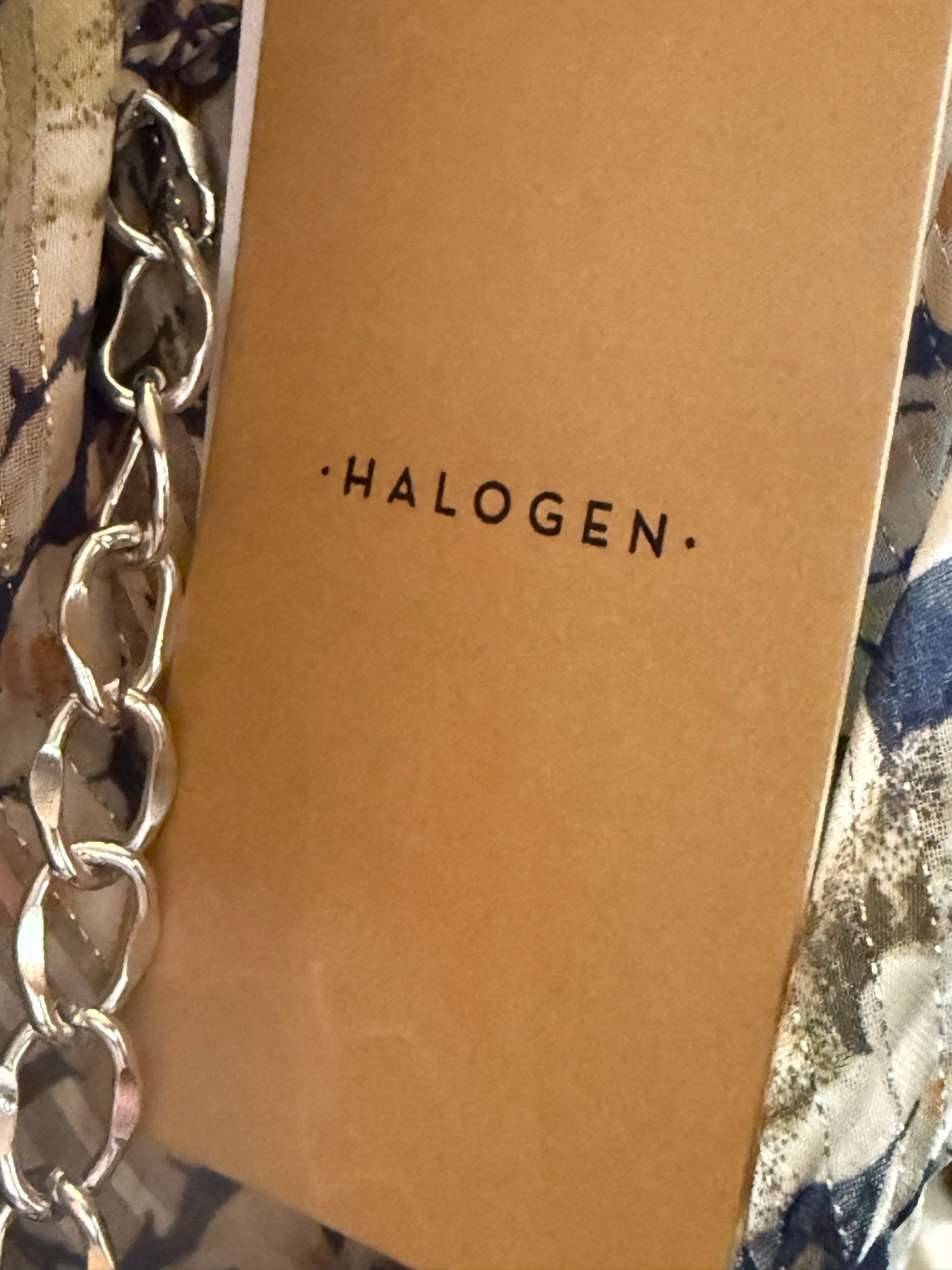 Halogen Floral & Chain Dress