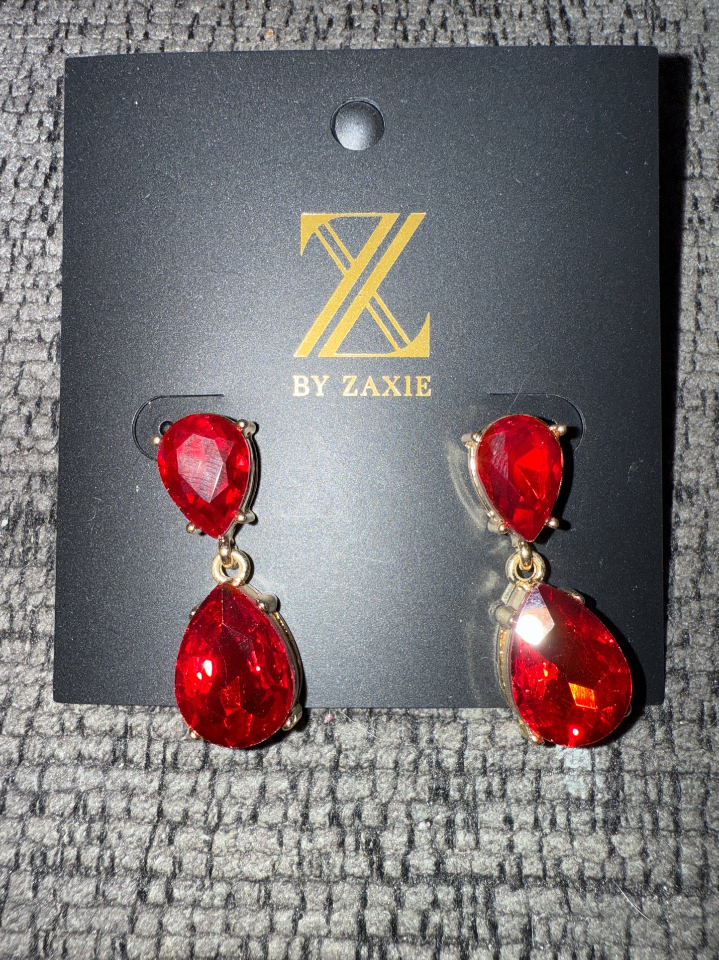 Z by Zaxie Red Dangle Earring