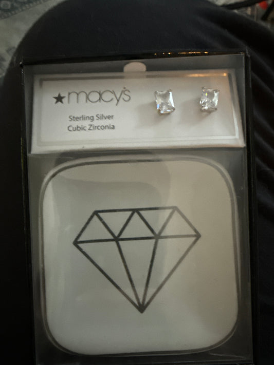 Ring Dish & .925/CZ Studs