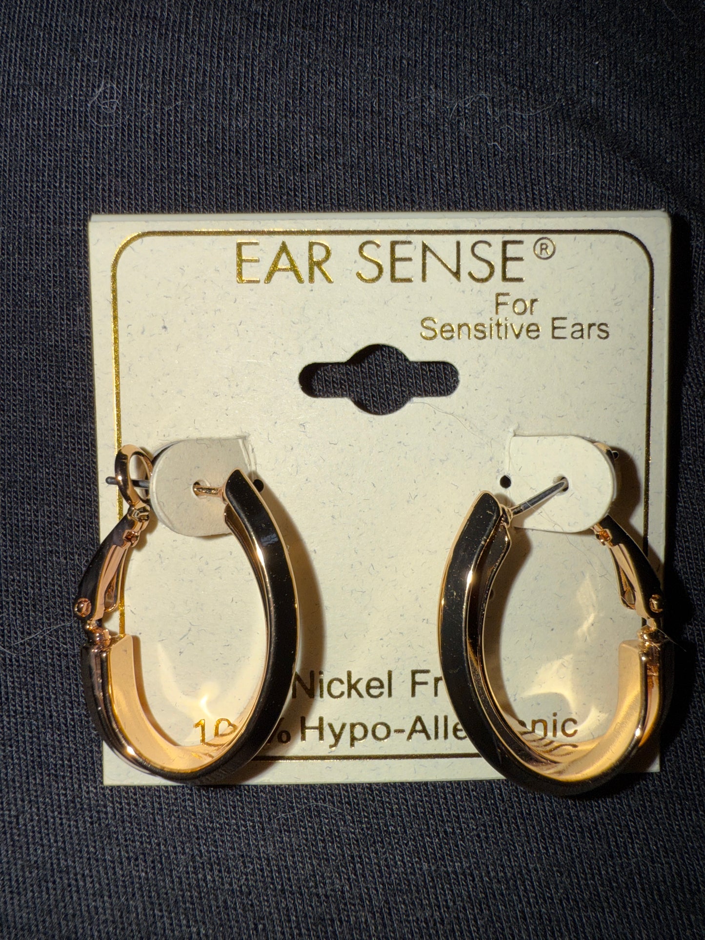 Ear Sense Gold Hoop Earrings