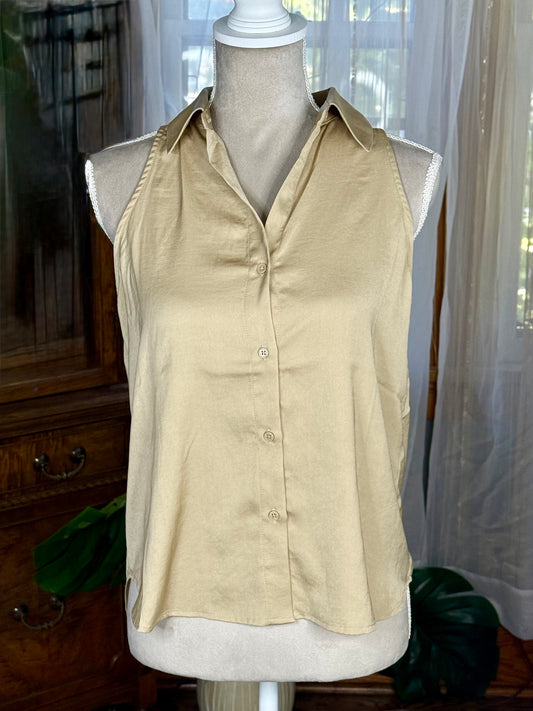 Banana Republic Beige Blouse