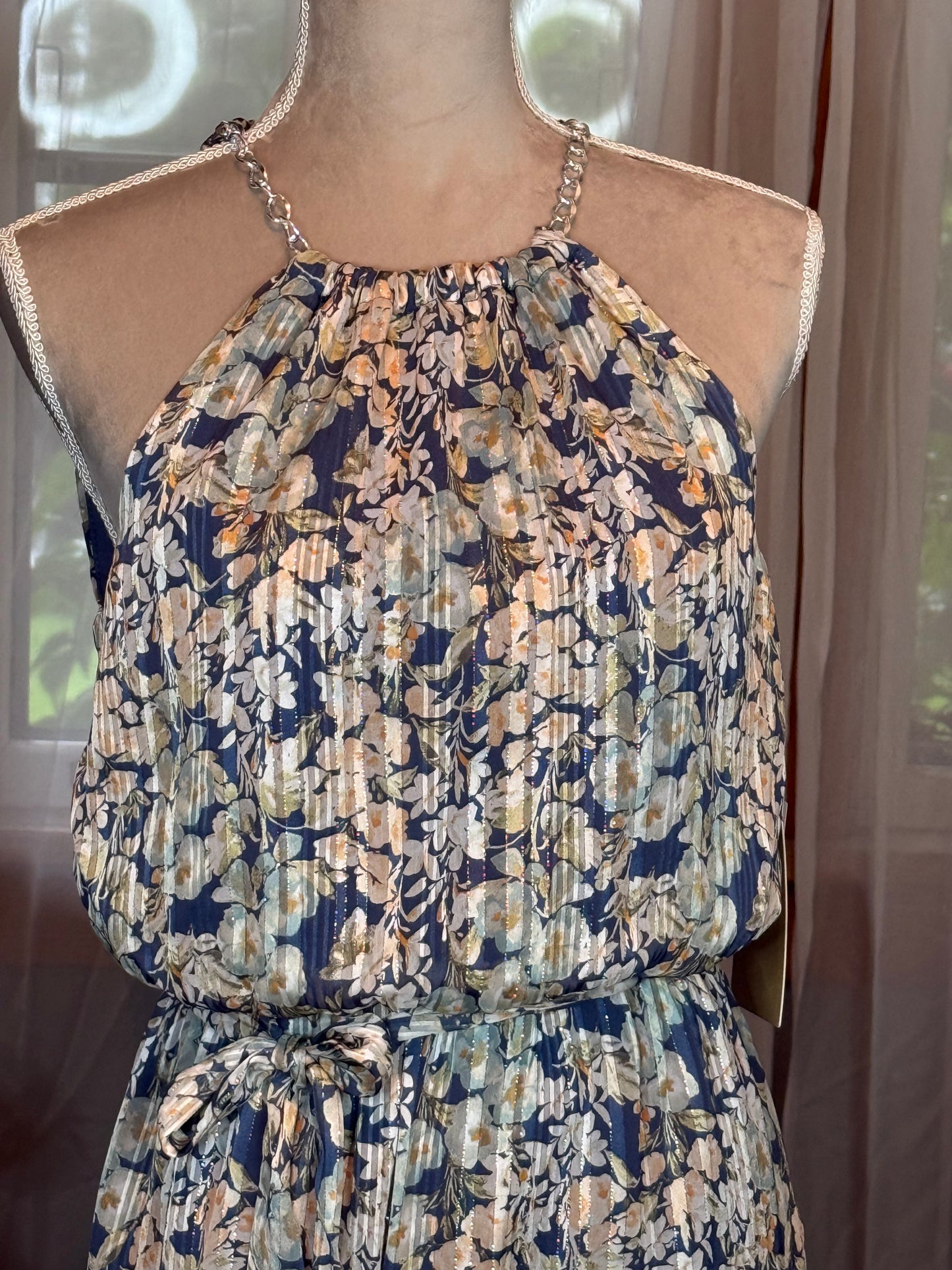 Halogen Floral & Chain Dress