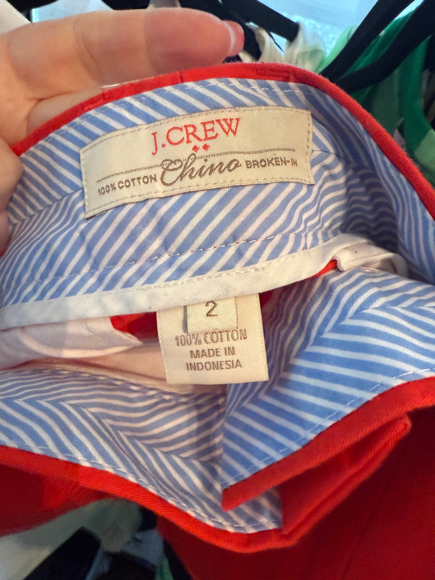 J.Crew Red Chino Short