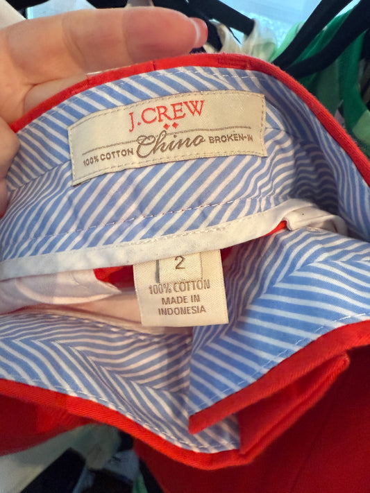 J.Crew Red Chino Short