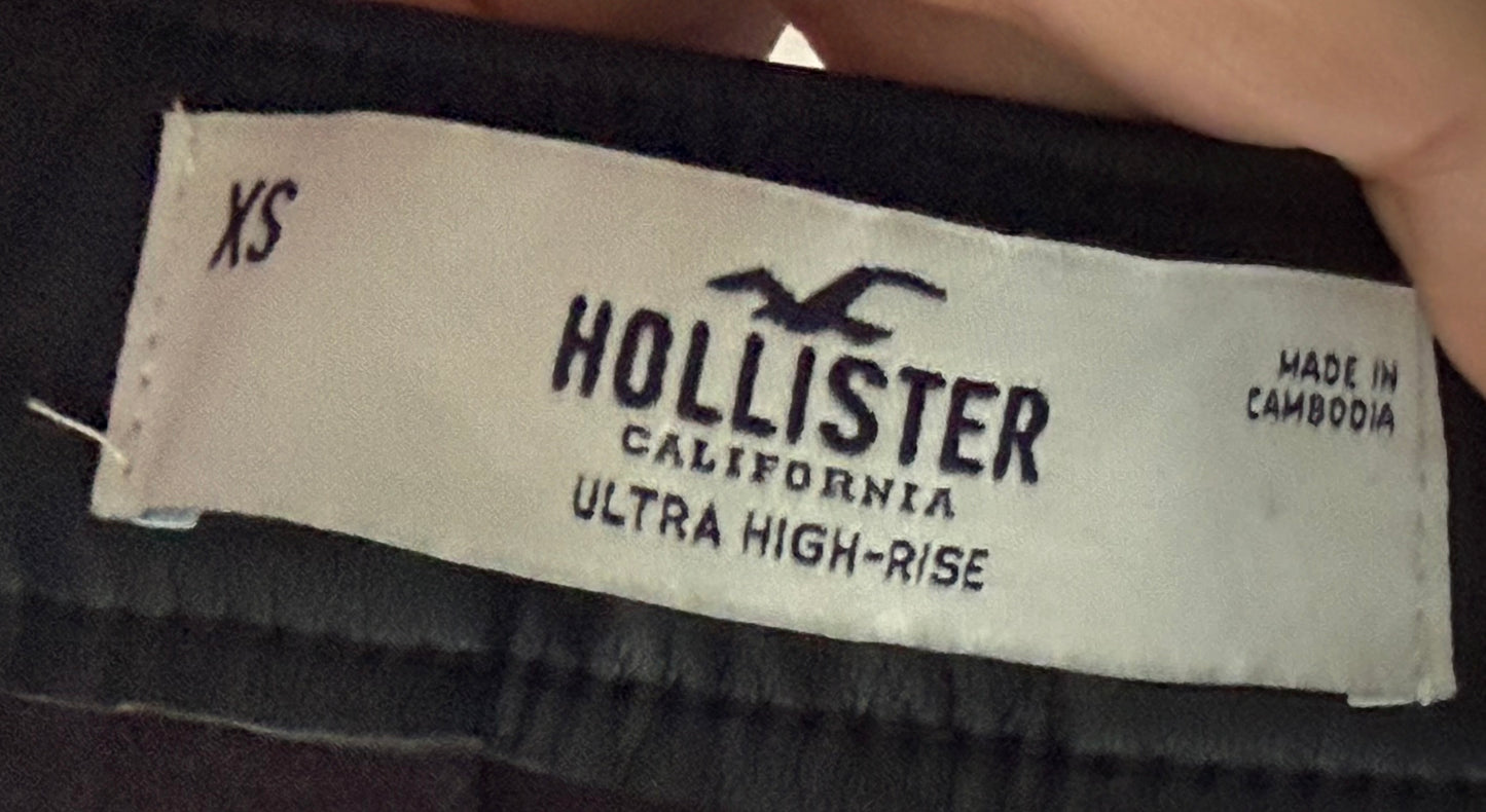 Hollister Faux Leather Mini Skirt