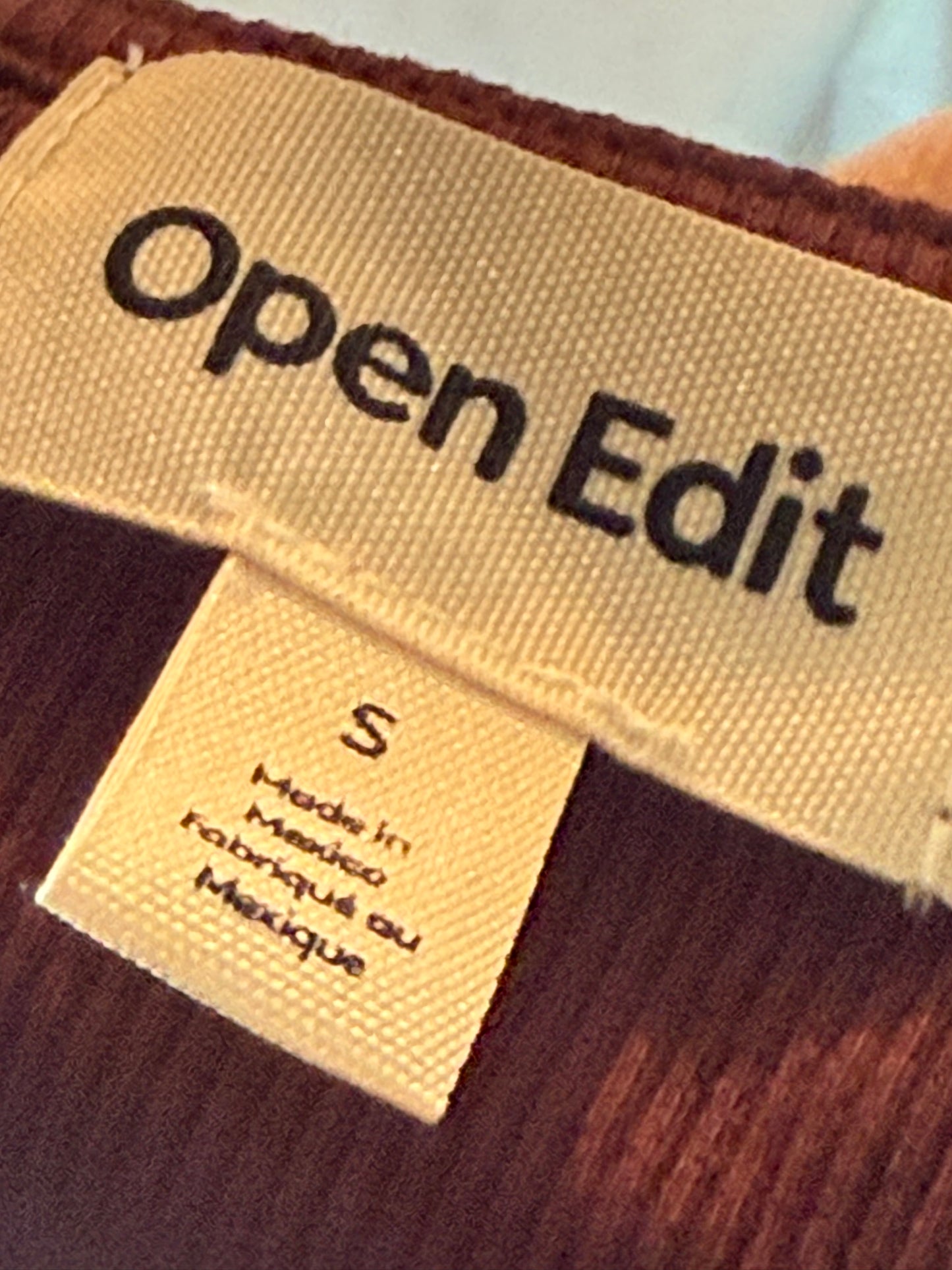 Open Edit Brown Hook & Eye Tank