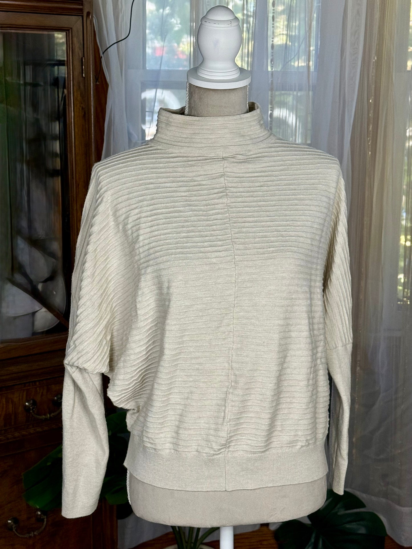 Truth Mock neck Dolman Sweater
