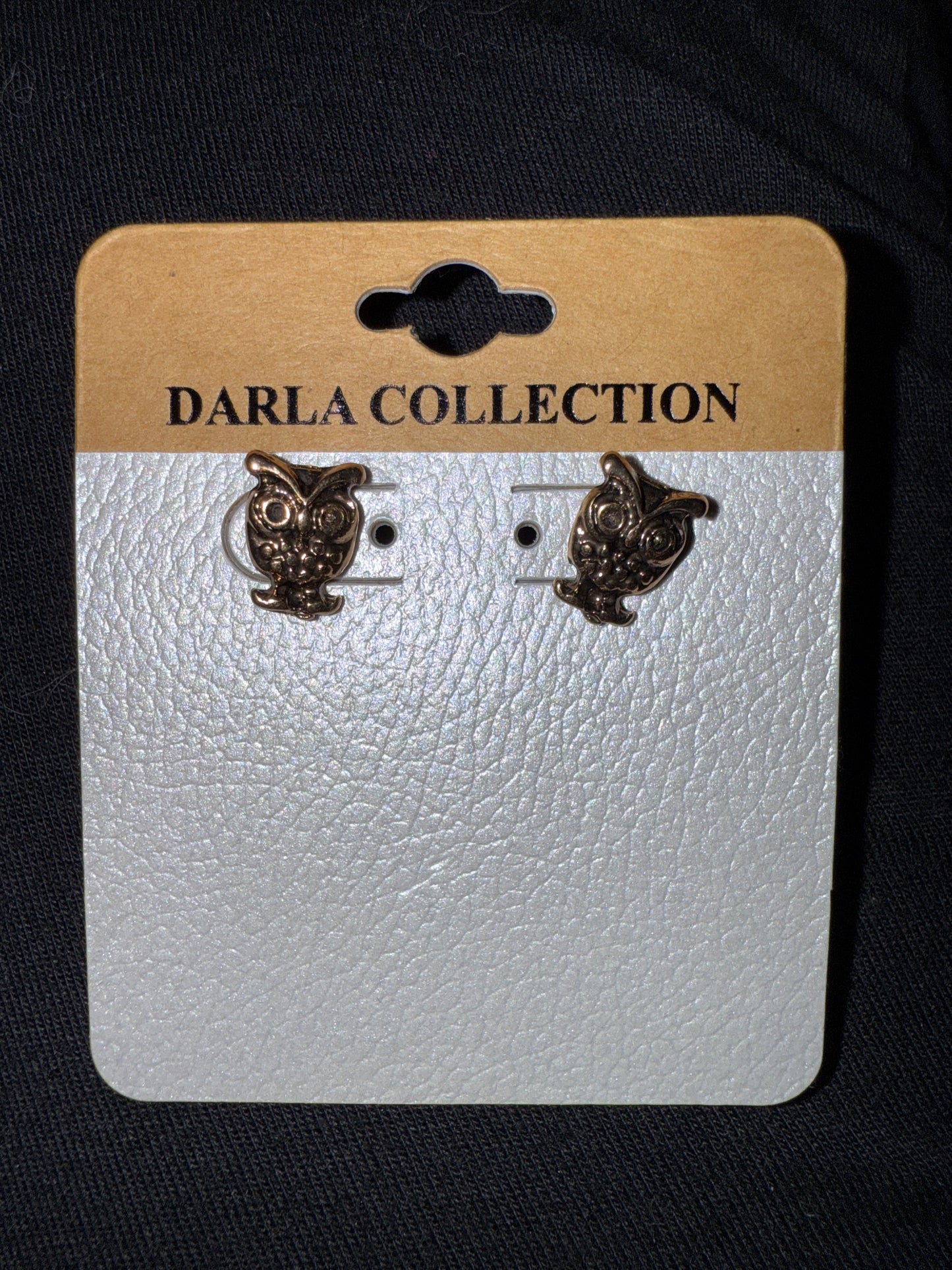 Darla Collection Owl Studs