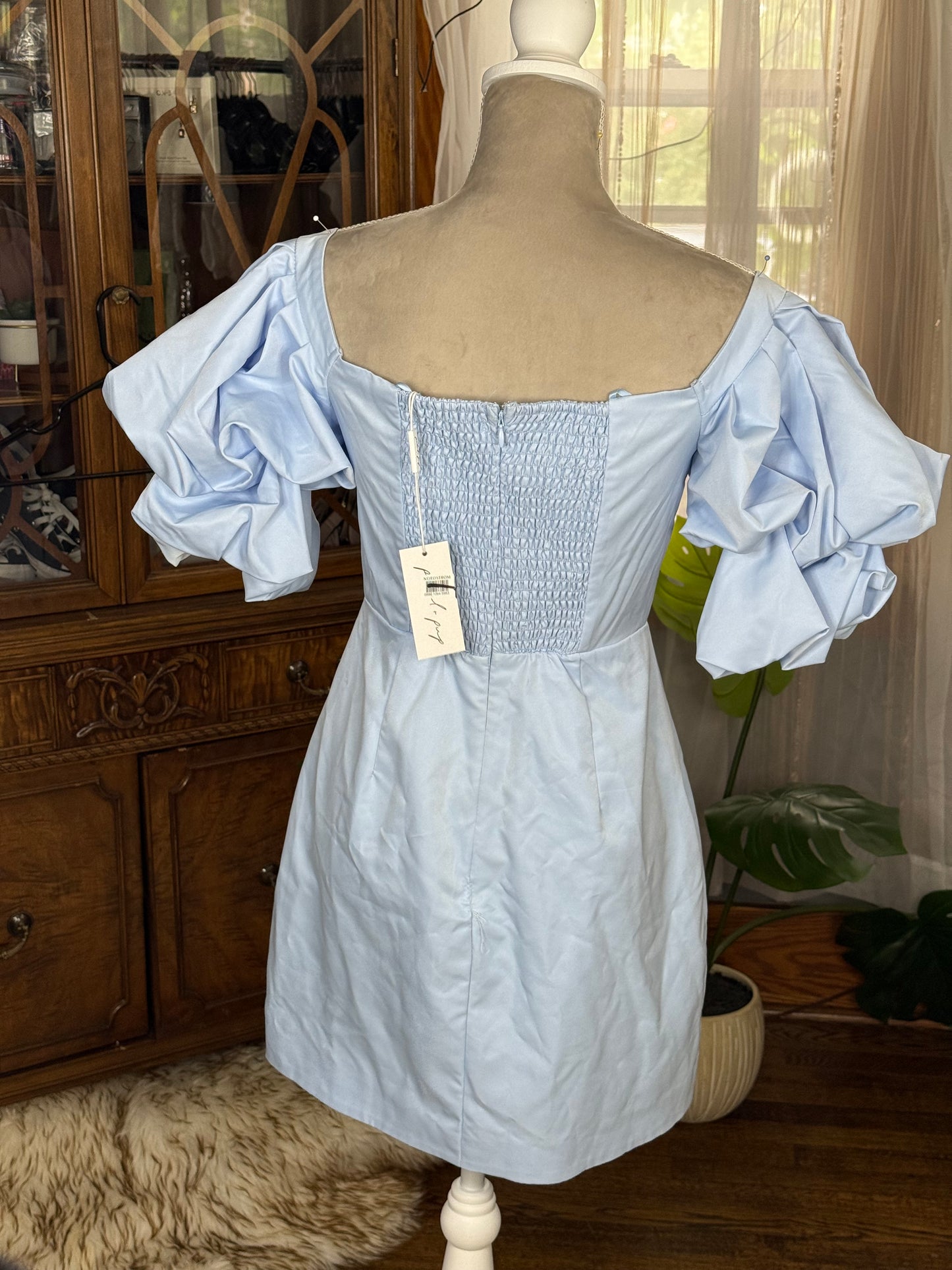 Petal & Pup Puff Sleeve Mini Dress