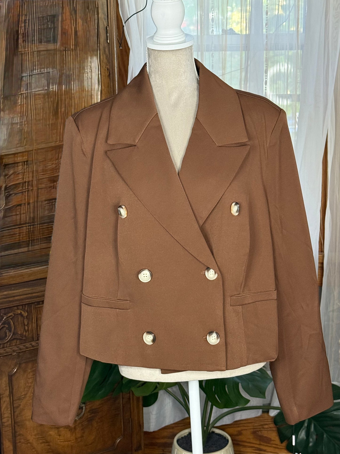 Avec Les Filles Camel Blazer