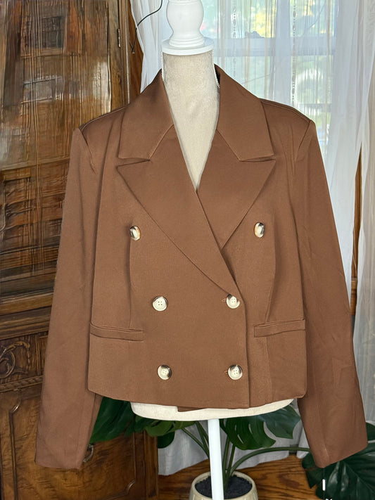 Avec Les Filles Camel Blazer