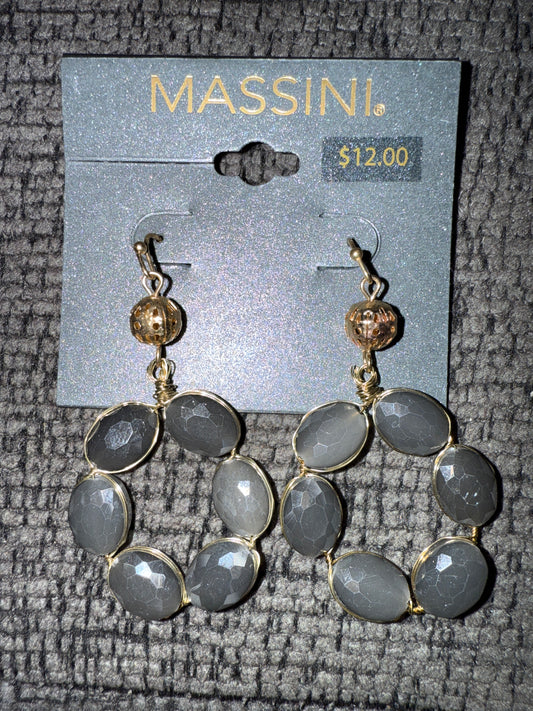 Massini Gemstone Dangle Earring