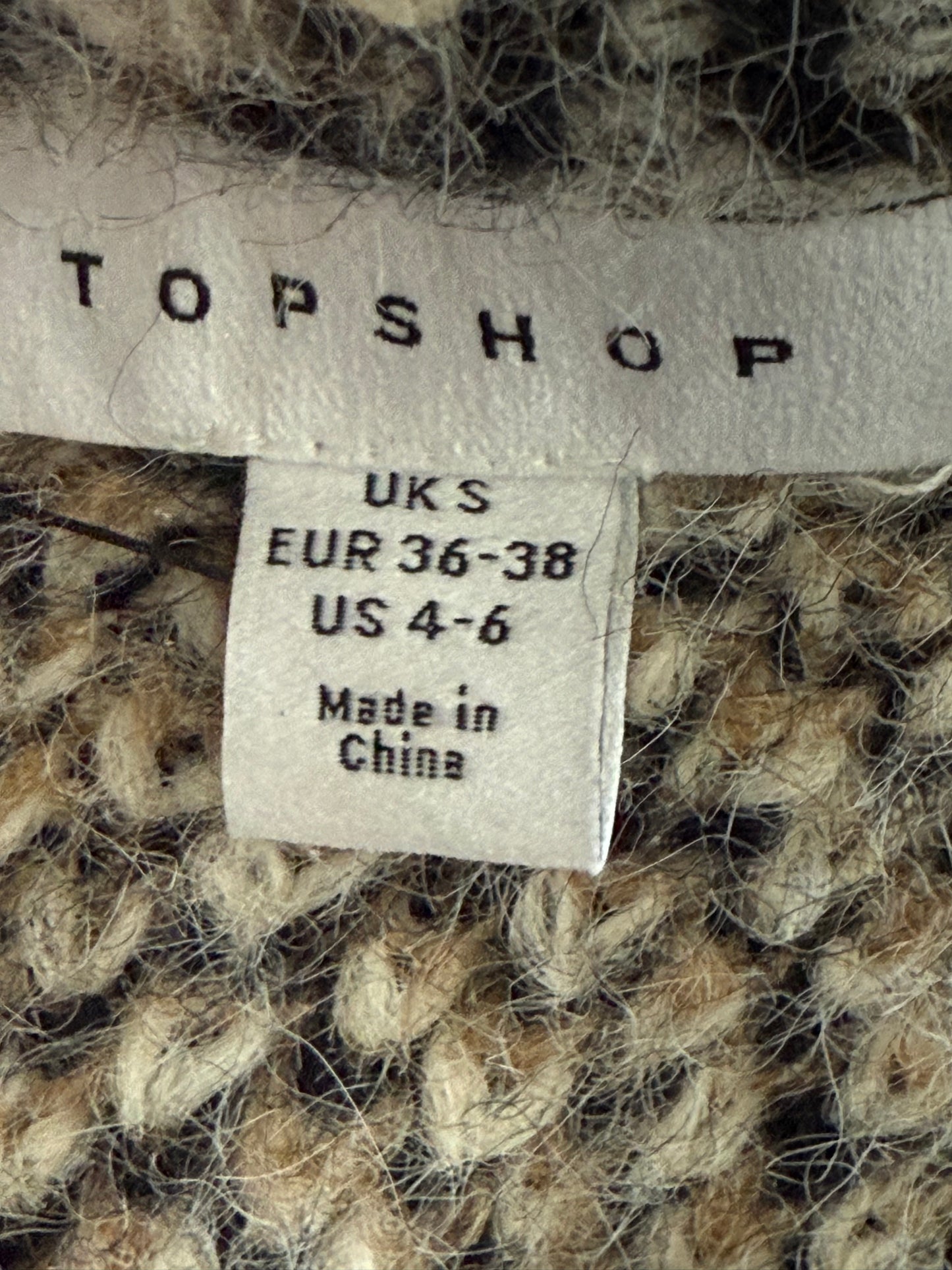 Topshop Animal Print Sweater
