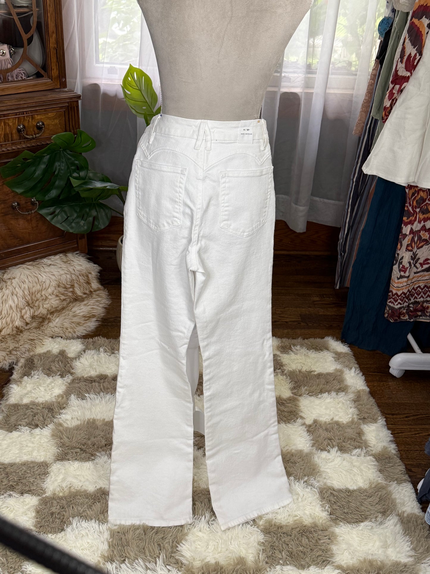 Good American Cream Demim