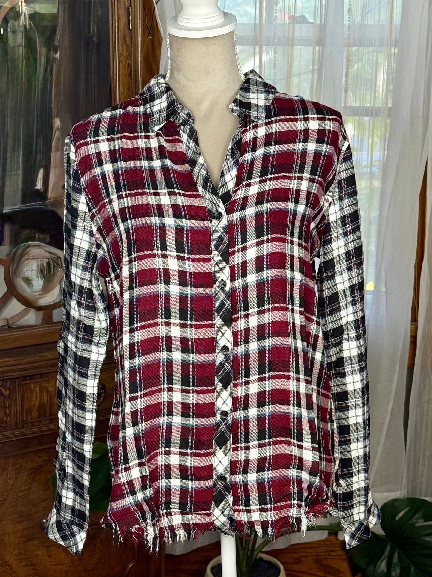 Catherine Malandrino Flannel Top