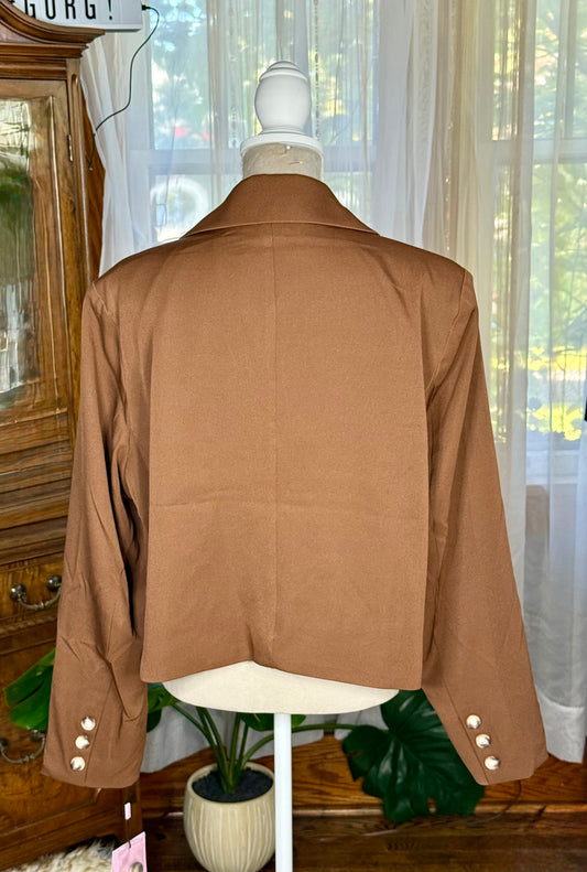 Avec Les Filles Camel Blazer