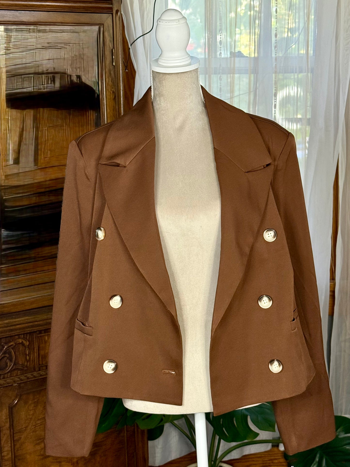 Avec Les Filles Camel Blazer