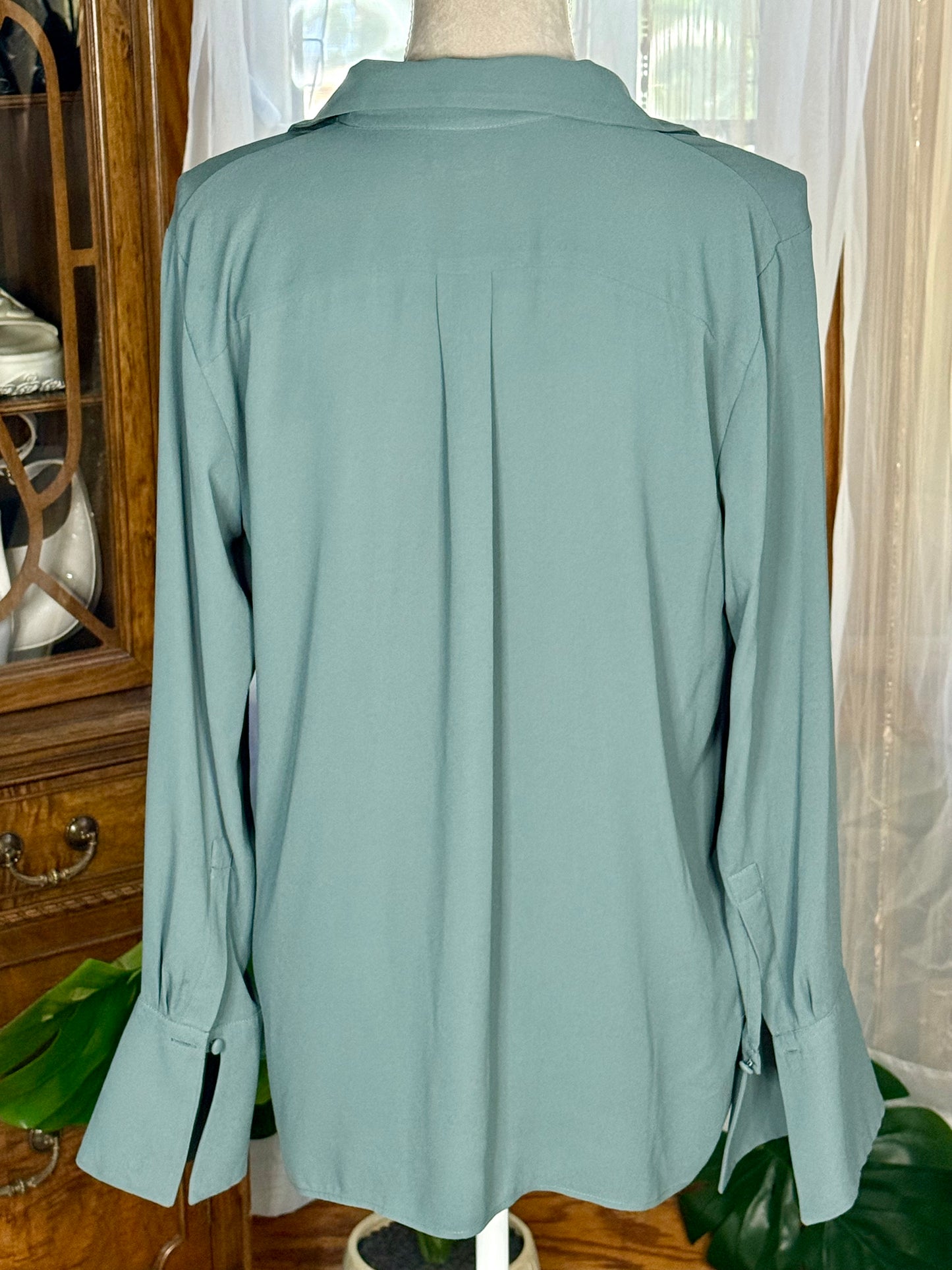 Ann Taylor Teal Blouse