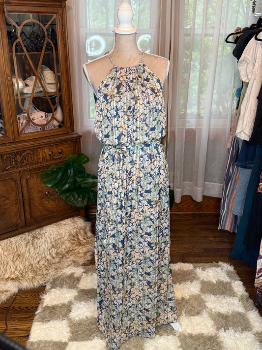 Halogen Floral & Chain Dress