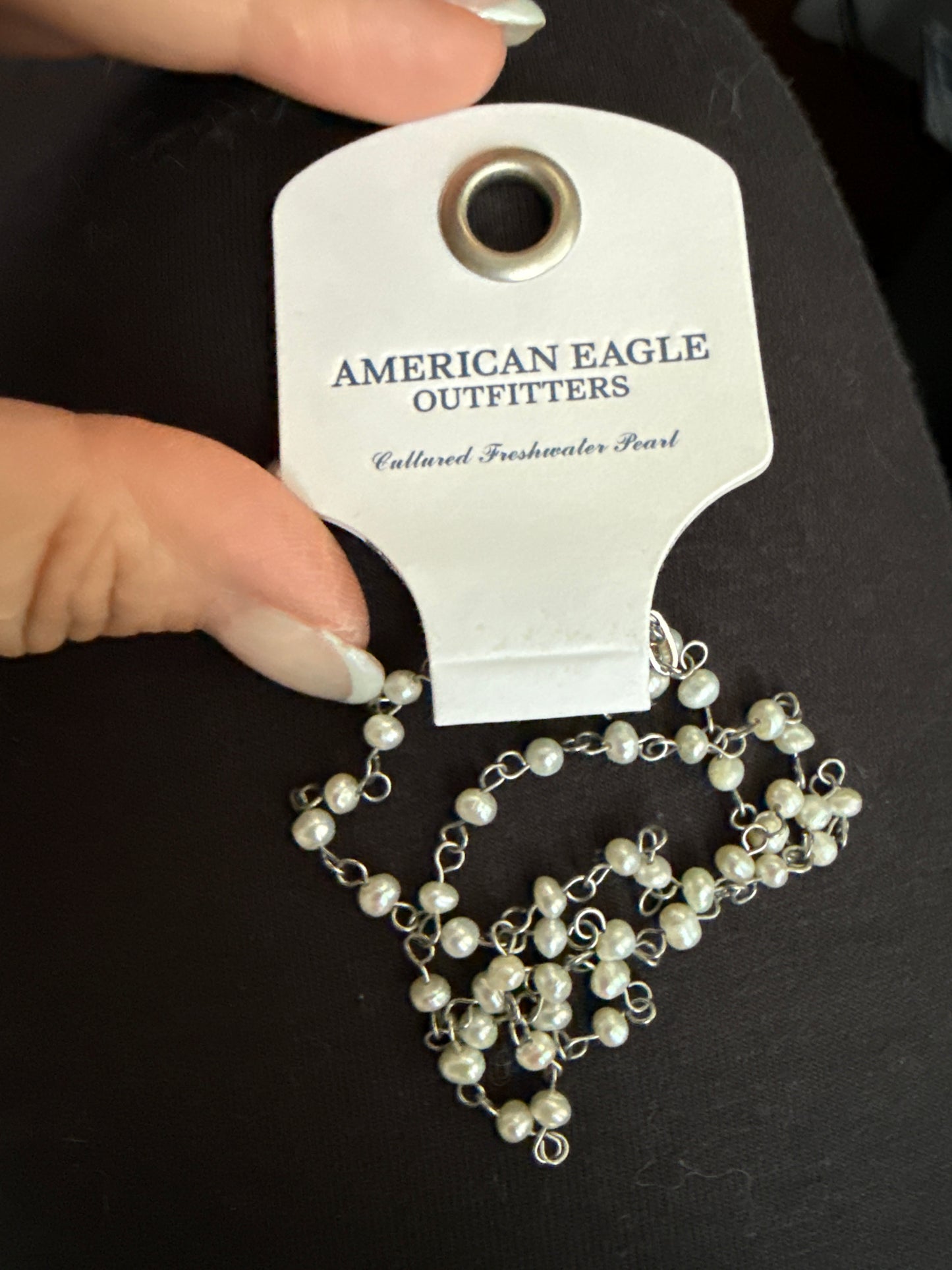 American Eagle Cultured Pearl Choker